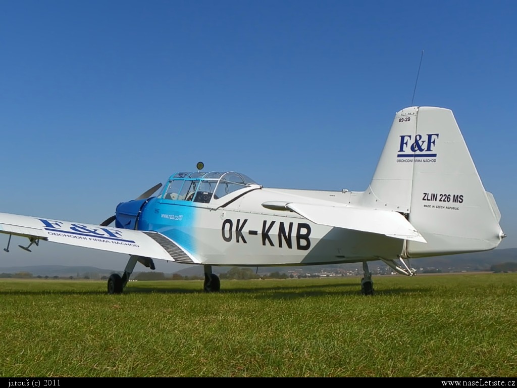 Fotografie Zlín Z-226, OK-KNB